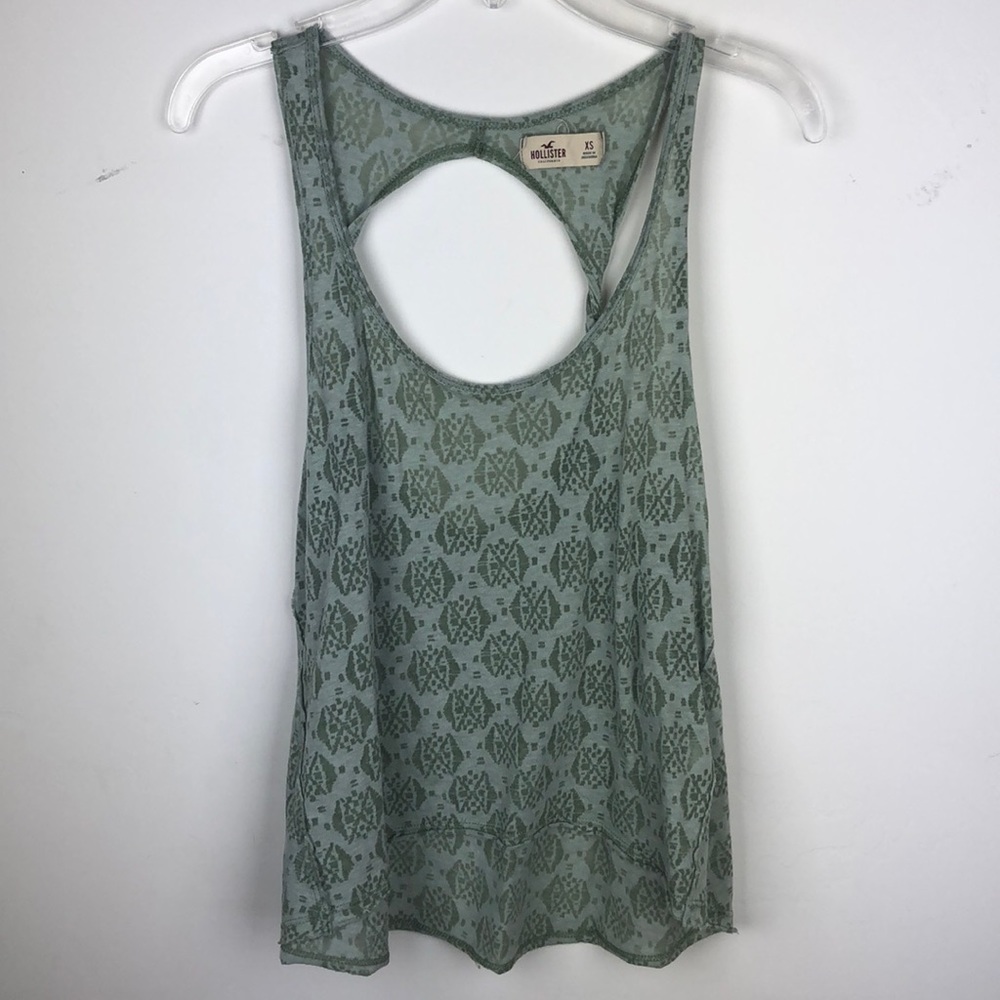 Hollister Green Tank Top